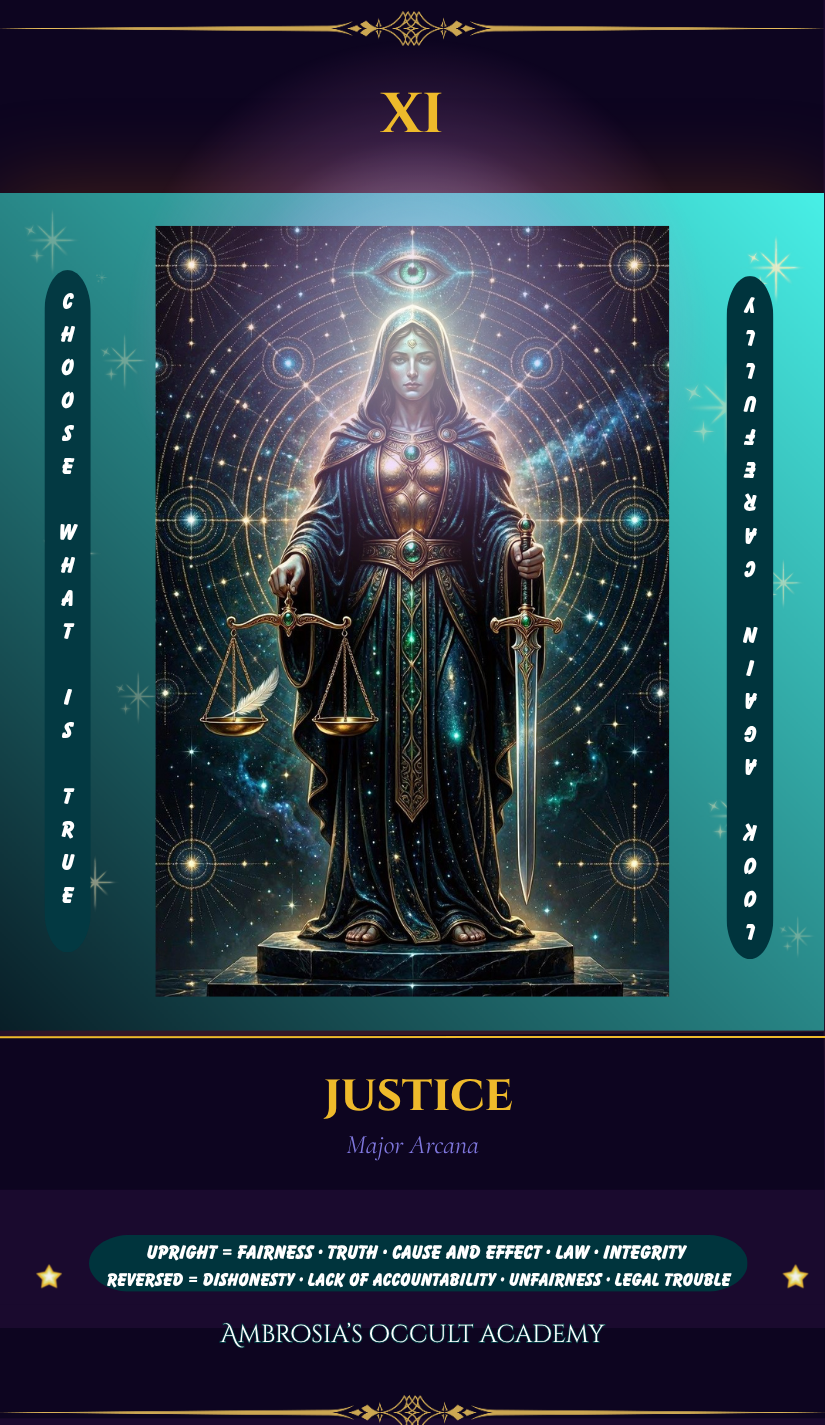 Justice Tarot Card